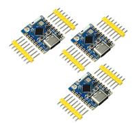 Binghe ESP32 C3 Pro Mini Module Carte de Développement avec Puce ESP32-C3FH4, Écran OLED 0,42 Pouces, WiFi 2,4 GHz Bluetooth 5.0, Port USB Type-C, Compatible Arduino (3 Pièces)
