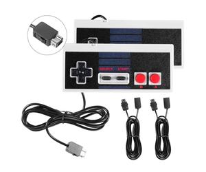 Binghe NES Manette pour Nintendo NES, Manette Classic Mini Edition de jeu NES avec NES-Interface et 3M Câble d'extension de Rallonge pour Nintendo Mini Jeux(2 pièces)