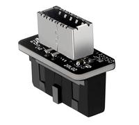 Binghe USB Frontplattenadapter Adaptateur de Panneau Avant USB Adaptateur USB3.019P/20P vers Type-E à 90 degrés pour Le Port Type-C en façade du châssis Convient aux Cartes mères/Carte d'extension
