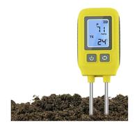 BINGNU Humidimètre pour Sol, Analyseur de Sol à Double Aiguille, détecteur d'azote, de phosphore et de Potassium, testeur de fertilité Soli Temp pour Le Jardinage et l'agriculture