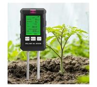 BINGNU Humidimètre pour Sol, Testeur de Sol numérique PH/Fertilité/Humidité/Ensoleillement/Humidité de l'air/Température PH-mètre du Sol for Le Jardinage pour Le Jardinage et l'agriculture