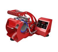 BINGNU Machine de Presse à Chaud, LCD Tasse à écran Tactile Appuyez sur Machine Sublimation Imprimante Presse Chaleur Machine de Cupule d'impression Rouge Noir Argent Bleu