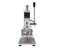 BINGNU Machine de Presse à Chaud, Machine d'estampage à Chaud gaufrage WT-90DS Petit Manuel numérique Multi-Fonctions Logo en Cuir Branding personnalisé(8x10 no Holder)