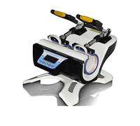 BINGNU Machine de Presse à Chaud, ST-510 5 dans 1 Combo Double Stations Tasse de Presse la Machine à Chaleur d'impression Sublimation 6oz / 9oz 11oz 12 oz 17oz