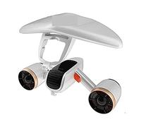 BINGNU Scooter sous-Marin, Scooter de mer sous-Marin 4.3Mph Double Moteur 40M Scooter de plongée 60 Minutes équipement de plongée for Piscine pour la plongée sous-Marine(Blanc)