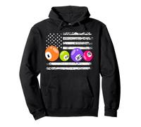 Bingo American Flag Numbers Joueur de bingo patriotique Sweat à Capuche