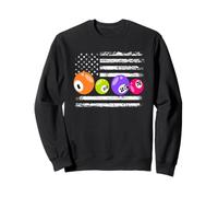 Bingo American Flag Numbers Joueur de bingo patriotique Sweatshirt