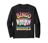 Bingo Buddies Friends Jeu Lucky Numbers Fun Social Winner Manche Longue