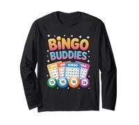 Bingo Buddies Friends Jeu Lucky Numbers Fun Social Winner Manche Longue