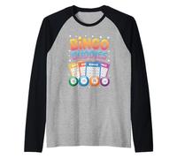 Bingo Buddies Friends Jeu Lucky Numbers Fun Social Winner Manche Raglan
