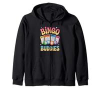 Bingo Buddies Friends Jeu Lucky Numbers Fun Social Winner Sweat à Capuche