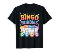 Bingo Buddies Friends Jeu Lucky Numbers Fun Social Winner T-Shirt