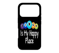 Bingo is My Happy Place Gagnant de l'amant de Joueur de Bingo Amusant Coque pour iPhone 17 Pro