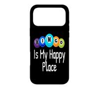 Bingo is My Happy Place Gagnant de l'amant de Joueur de Bingo Amusant Coque pour iPhone 17 Pro Max