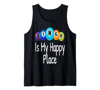 Bingo is My Happy Place Gagnant de l'amant de Joueur de Bingo Amusant Débardeur