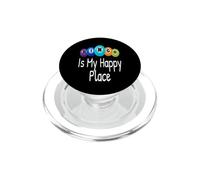 Bingo is My Happy Place Gagnant de l'amant de Joueur de Bingo Amusant PopSockets PopGrip pour MagSafe