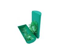 Bingo Loto - Boite magnetique + 100 pions, coloris vert - Kit Jeu 3 en 1 : Couvercle Baton, Jetons, Rangement -