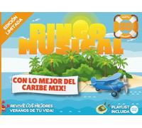 BINGO MUSICAL! EDICIÓN: QUE VUELVA EL CARIBE MIX!: Juego nostálgico con 50 cartones únicos + playlist | Ideal para animar fiestas, reuniones, barbacoas, despedidas y verbenas