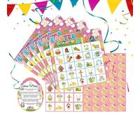 Bingo Play For Children - Ensemble De Souvenirs De Pâques Et Du Conseil Familial | Activité De Groupe Drôle À L'intérieur Pour Les Événements De L'église, L'école Biblique, Les Récompenses En Classe E