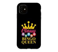 Bingo Queen Balles de Bingo élégantes avec Lecteur de Bingo Couronne Coque pour iPhone 11