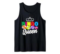 Bingo Queen Crown Numbers Funny Bingo Lover Débardeur