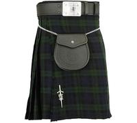 Bingo Sale Kilt écossais pour homme et accessoires Kilt tartan avec Sporran, épingle, ceinture et boucle (40" Pouces Tour de taille navale)