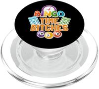 Bingo Time Bitches Jeu de Bingo Lover Players Drôle Cadeau PopSockets PopGrip pour MagSafe