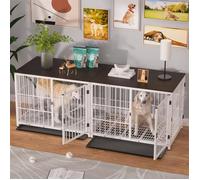 BingoPaw Cage pour Chien Intérieur Caisse Chien Petite Taille Meuble Cage Chiens 78.5x56.5x65cm