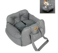 BingoPaw Siège Auto Chien Voiture: Panier Transport Chien Voiture Rehausseur - Sac de Transport pour Chat avec Ceinture de Securité pour Animaux Petite Taille 64x43x28