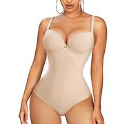 Bingrong Body Gainant Femme Amincissant Ventre Plat Invisible Gaine Body Sculptant Corset Minceur Lingerie Sculptantes Combinaison Body Shaper Shapewear Bodysuit