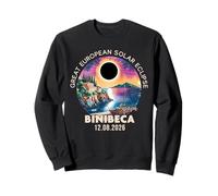 Binibeca, Spain Great European Solar Eclipse 2026 Sweatshirt