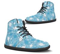 Binienty Barefoot Shoes Bottines légères et antidérapantes pour homme et femme, Blue Star Planet, 44 EU