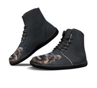 Binienty Chaussures pieds nus pour homme - Bout large - En polyuréthane - Minimaliste - Zero Drop - Chaussures d'extérieur, Berger allemand, 45.5 EU