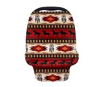 Binienty Sunflower She is Life Itself Wild and Free Print Car Seat Cover for Baby Seat Cover for Baby Seat Cover Stretch Baby Seat Canopy