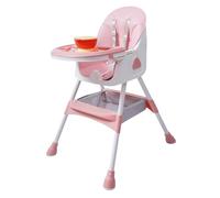 biniliubi Chaises Hautes BéBé Pliable D'Enfant SièGe Enfant éVolutive Confort Transat Fauteuil Puericulture Repas PliéE Plateau Repose Pieds RéGlable Hauteur Escamotable Assistant ConçU Durer