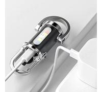 Biniveil 1 Pièce Lampe De Poche | Lampes Porte-Clés | Super Lumineuse Étanche Rechargeable | Multifonction Porteclés Lampes Poches | Pour Le Camping, La Randonnée Et La Pêche | 8.8x3.5x2.6cm