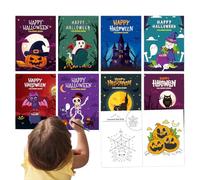 Biniveil Cahier de Coloriage Halloween pour | Cahier d'Activités Halloween pour,Aide Pédagogique au Gribouillage, Activités Créatives pour Maternelle et École à la Maison