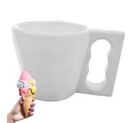 Biniveil Conteneurs à Glace | Support Cupcake Impression 3D - Récipient Réutilisable Glace Avec Poignée Pour Stockage Alimentaire Fête Cuisine École Préparation Repas Pique-Nique | Préparation Repas