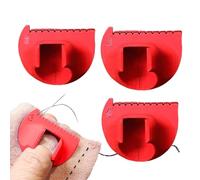 Biniveil Jauge De Pour Bords,Outil De Tricot Avec Verrouillage De Bord 2/3/4 Mm Et Guide Pour Pouce | Outil Multifonction de avec Guidage Pousse pour Mesure Aiguilles Débutantes Maison
