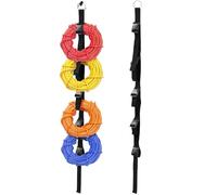 Biniveil Organisateur De Câble D'Extension | Sangles Organisatrices de Câbles,2 Pièces Attaches Robustes Enrouleur Pour Garage Jardin Camping-car Lumières Rope Électrique Câble