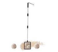 Biniveil Pelle À Fientes De Poule pour Sable | Pelle à Détritus Robuste Extensible et Réglable | Collecteur Ergonomique de Crottes pour Animaux Domestiques pour Intérieur Appartement Maison Cage