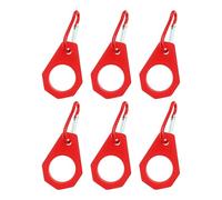 Biniveil Porte-Gourde avec Attache | Petit pour Gourde,6 Pièces Boucle en Silicone pour Contenant de Boisson avec pour Randonnée Camping Voyage Et Cyclisme