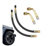 Biniveil Prolongateur De Valve De Pneu - Adaptateur Connecteur Portable,Jeu de Prolongateurs de Tige de Valve pour Pompe à Pneu | pour Voiture Camping-Car Camion SUV Pick-up Remorques Auto Véhicule
