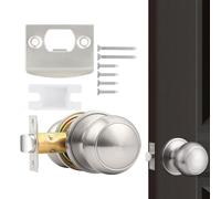 Biniveil Serrure Pour Porte D'entrée | Poignées De Porte Extérieure - Système Sans Clé À De Gâche Visée Pour Sécurité Maison École Hôtel Chambre Nursery Intérieur Extérieur
