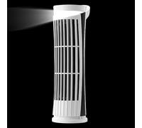 Biniveil Ventilateur Sur Pied,Souffleur d'Air avec Recharge USB - Ventilateur Tour Sans Pales Silencieux avec LED pour Voiture Bureau Garage Intérieur Camping-Car Studio Cuisine