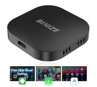 BINIZE Carplay Ai Box Android Auto AI Box Magic Wireless CarPlay & Android Auto Device for Car, 2+32G, Support Original Car Play/AndroidAuto