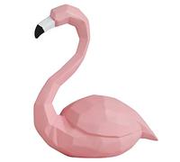 BINLIN Sculpture Artisanat Décoratives Abstrait Rose Flamant Rose Résine Sculpture Maison Jardin Décoration Créative Cuisson Gâteau Décoration Cadeau d'anniversaire Résine Artisanat, Petit