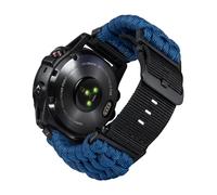 BINLUN Compatible avec Garmin Bracelet 20mm 22mm 26mm, Bracelet Tressé en Paracorde Militaire Robuste Sport Bracelets Montre Nylon de Remplacement Idéal pour Fenix/pour Instinct/pour Forerunner Homme