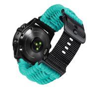 BINLUN Compatible avec Garmin Bracelet 20mm 22mm 26mm, Bracelet Tressé en Paracorde Militaire Robuste Sport Bracelets Montre Nylon de Remplacement Idéal pour Fenix/pour Instinct/pour Forerunner Homme