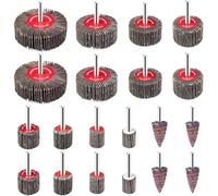Binnan 20 Pcs Roue à Lamelles, Disque Abrasif de Poncage, Disque Meuleuse, Disques de Polissage a Lamelles, Disque de Meulage pour Le Meulage de Polissage, Ponçage